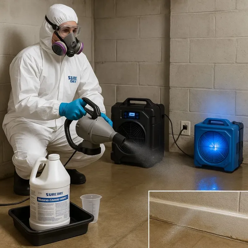 Sanitization and Odor Removal process in Sistersville, WV